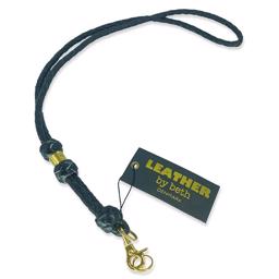 Leather By Beth Visselsnöre i Svart Läder